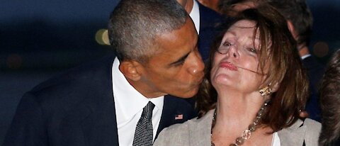 Barack Obama Nancy Pelosi Kiss Photo Ignored By Fake News Media