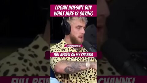 Logan doesn’t buy what Jake is saying #podcast #jakepaul #loganpaul #impaulsive #youtube #boxing
