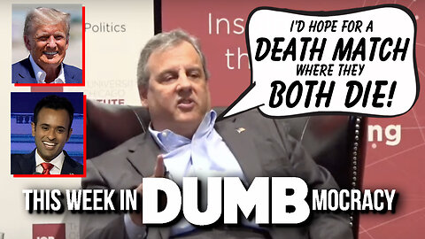 This Week in DUMBmocracy: Chris Christie Offers REVISIONIST Primary History And a BIZARRE Death Wish