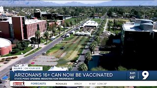 Arizona expands eligibility for COVID-19 vaccine to all adults