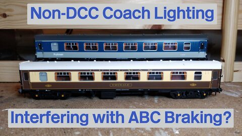 Analogue Coach Lighting Interfering with DCC ABC braking?