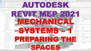 Autodesk Revit MEP 2021 - PREPARING SPACES