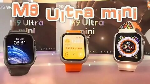 M9 Ultra Mini Smartwatch 1 7inch Hd Full Screen pk W69 mini S8 Mini