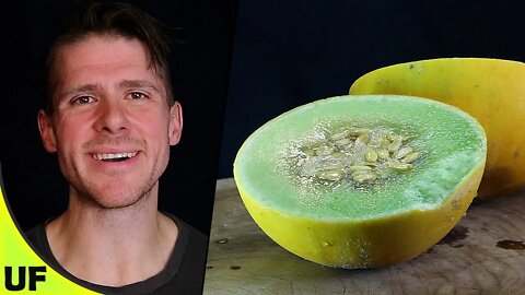 Melon that Tastes like the Forest!? | Boule d'or Melon Taste Test | Unusual Foods