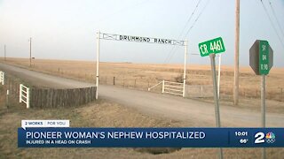 Pioneer Woman's nephew hospitalized, injured in head-on crash