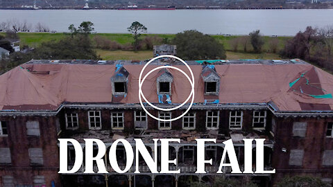 Epic Drone Crash at Abandoned School