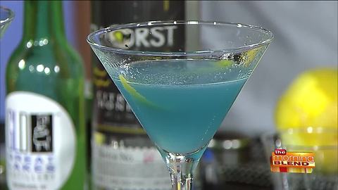 A Tasty Teal Cocktail for a Great Cause
