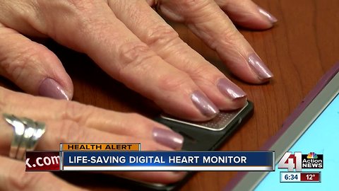 Woman says heart monitoring device used by cardiologists at Saint Luke's saved her life
