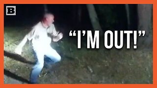 "I'm Out!" DUI Suspect Fakes Running Away for a Split Second