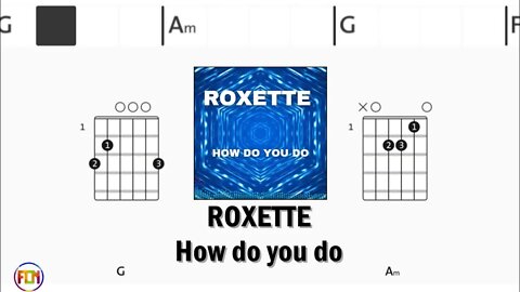 ROXETTE How do you do - Guitar Chords & Lyrics HD