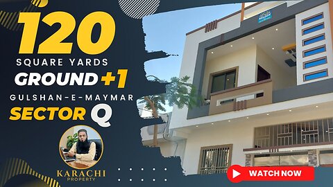 Brand New Double Storey 120 Square Yards House in Gulshan-e-Maymar Sector Q Near Dreamworld