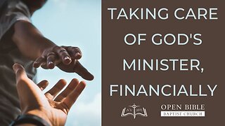 Taking Care of God’s Ministers Financially