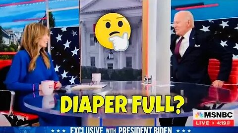 Did Joe Biden just FILL HIS DIAPER on LIVE TV?