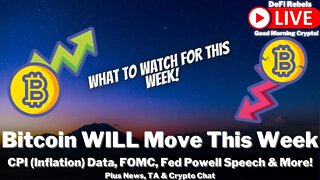 Bitcoin Price Will Move This Week | FOMC, CPI, Powell Speech | Crypto Charts, TA & News