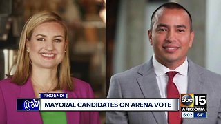 Phoenix Mayoral candidates weigh in on arena vote