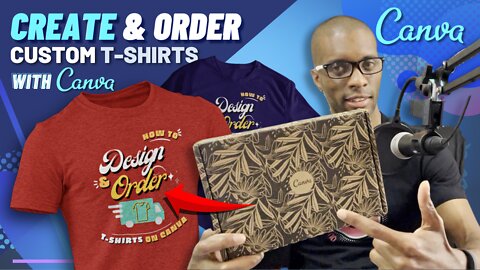 Design & Order Custom T-Shirts on Canva (Unboxing & Review)