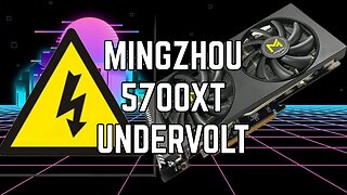 MINGZHOU 5700XT UNDERVOLT | GREAT RESULT!