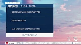 ABC 10News Pinpoint Weather for Sat. Oct. 3, 2020