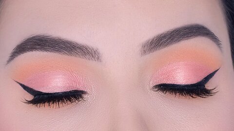 Soft Glam Peachy Eye Makeup Tutorial