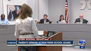 Parents demand action from school board after shooting
