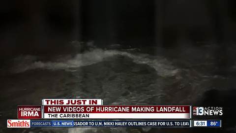 Hurricane Irma makes landfall