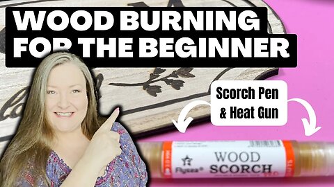 Wood Burning For The Beginner ~ Review of the Scorch Pen ~ Great New Tool For Crafting! Easy to Use