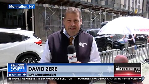 David Zere Reports Outside New York Courthouse