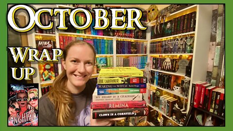 OCTOBER WRAP UP ~ I managed to read 8 books + a mini Oct vlog (Disneyland Paris & a book signing)