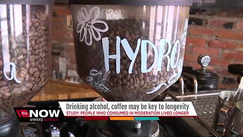 Study: Drinking alcohol, coffee may help you live longer