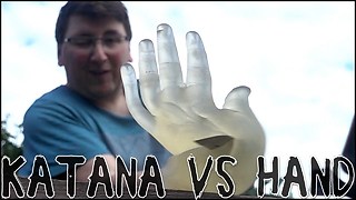 Ballistic Gel Hand vs Katana | PBTV