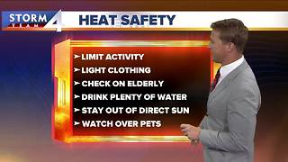 Heat safety on a hot Memorial Day