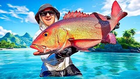 Catching Huge Tropical Fish with Lures!
