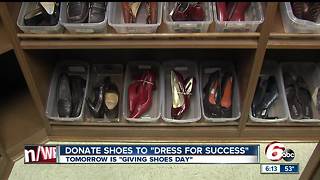Donate gently used women's professional shoes to Dress for Success