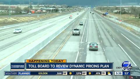 Toll board to review dynamic pricing plan