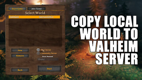 How to Copy Valheim World to Dedicated Server