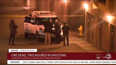 Shooting in Denver Tech Center early Wednesday leaves 1 dead, 2 wounded