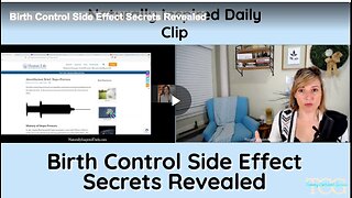 Birth Control Side Effect Secrets Revealed