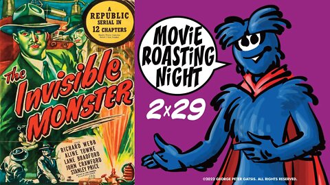 FRIDAY NIGHT MOVIE - Invisible Monster 1950 ( 1 of 2 )