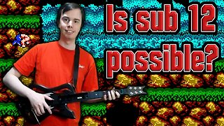 I speedrun contra with a Guitar...AGAIN