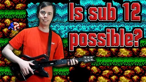 I speedrun contra with a Guitar...AGAIN