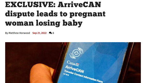 ArriveCan App Cost At Least One Baby