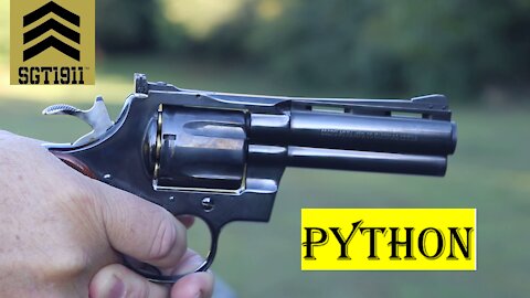 Colt Python 4 inch barrel vintage made in 1966 Review.
