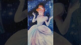 Cinderella! So beautiful! #cinderella #puzzle #shorts #disney