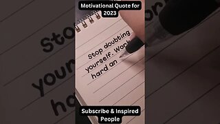 The Best Motivational Quote in 2023 | Quote | Motivation #shorts