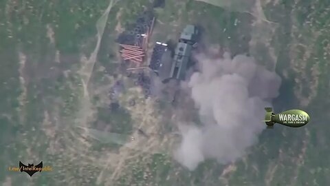 Russian 'Lancet' kamikaze drone hits P-18 radar installation