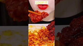 asmr mukbang 1 minutes for sleep emoji food challenge mashup eating - 2023