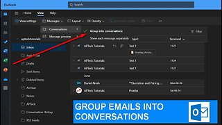 Boost Productivity: Group Email Conversations in Outlook