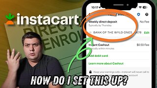 Direct Deposit on Instacart - EVERYTHING You MUST Know!! Set Up and Get Paid!
