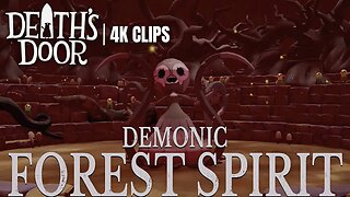 Death's Door | Demonic Forest Spirit 1st Boss (NO DAMAGE) | PS5, PS4 | 4K HDR (No Commentary Gaming)