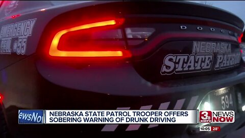 Nebraska State Patrol trooper offers sobering warning of drunk driving